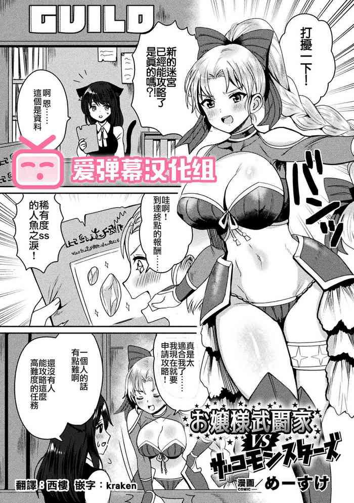 お嬢様武闘家VSザコモンスターズ
