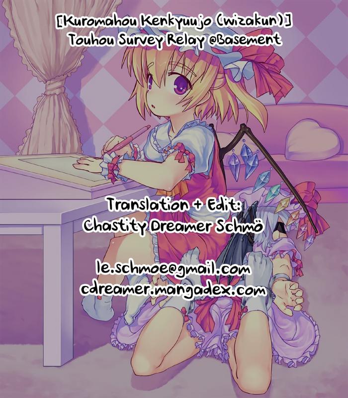 Touhou Survey Relay @Basement