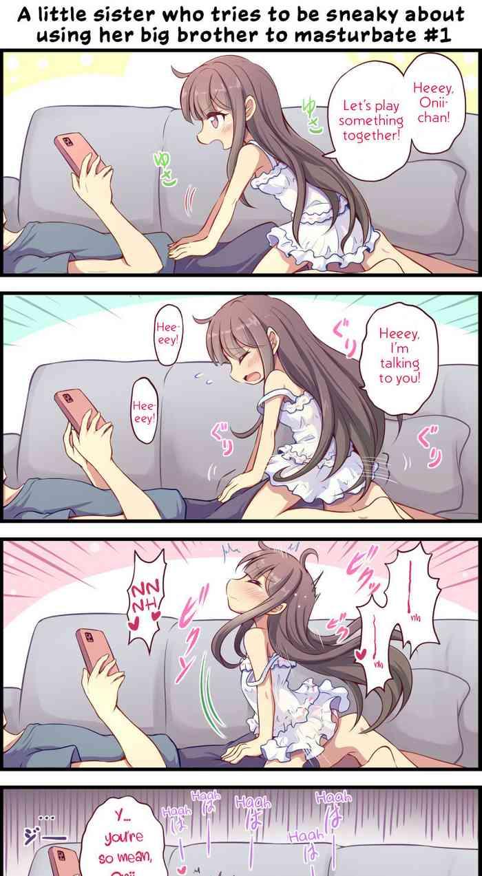 Barenai You Ni Nii De Onanii Suru Imouto-Chan | A Little Sister Who Tries to Be Sneaky About Using Her Big Brother to Masturbate