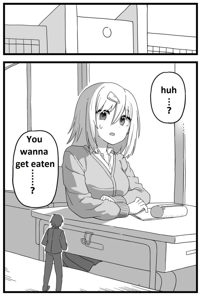 shiheki Manga about a girl who really wants to be eaten by a girl