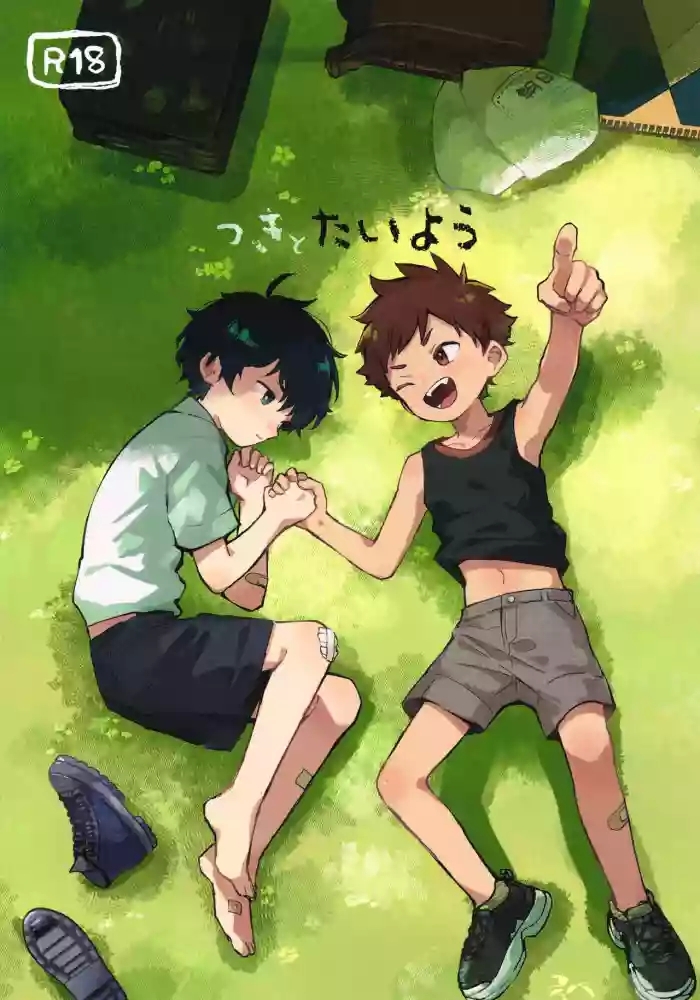 The Moon and the sun