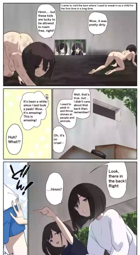 A girl left in a human barn by her friend《Part 1》