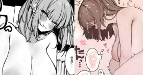 大柄な彼氏の巨根ち〇ぽにデカ尻を打ちつけて射精を促そうとするもイきそうになってしまい、キレながら腰を振ってる小柄な女の子