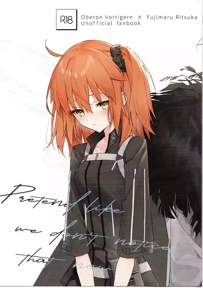 Pretend like we don't notice that now