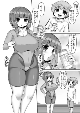 弟に変なサプリを盛られダンベルを尻に入れる姉