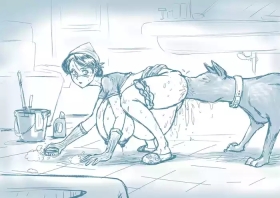 雌犬 female dog NTR