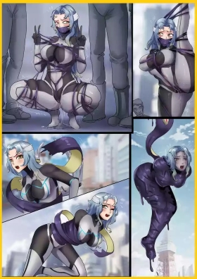 紧身衣女战士被寄生生物肆意玩弄