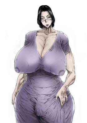This mature woman is the P●A president, the mother of a son who underwent female body transformation, and also a futanari.