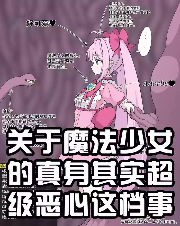 【8ヲラ】关于魔法少女的真身其实超级恶心这档事