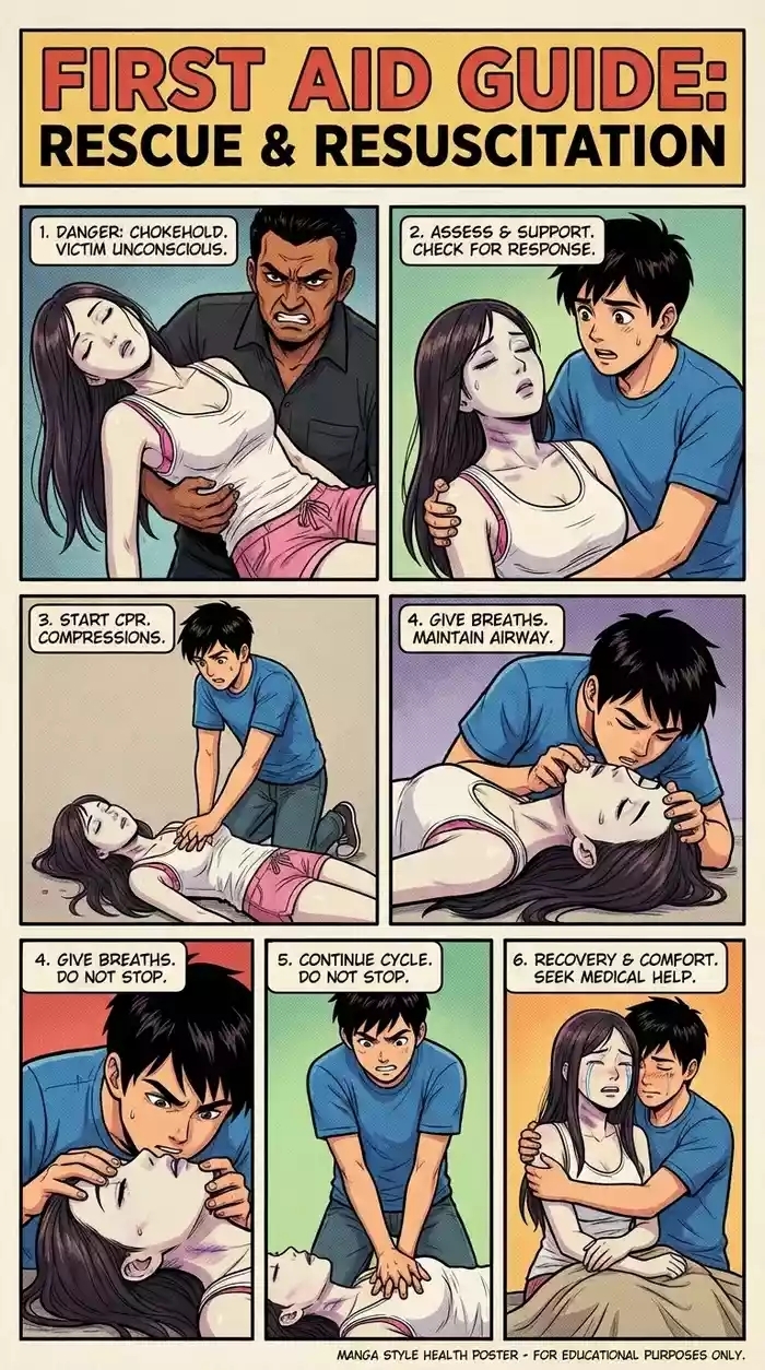 Safety Poster 3: Chokehold Victim