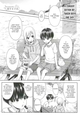 - A conversation between boys one day